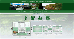 Desktop Screenshot of kennebunkrec.com